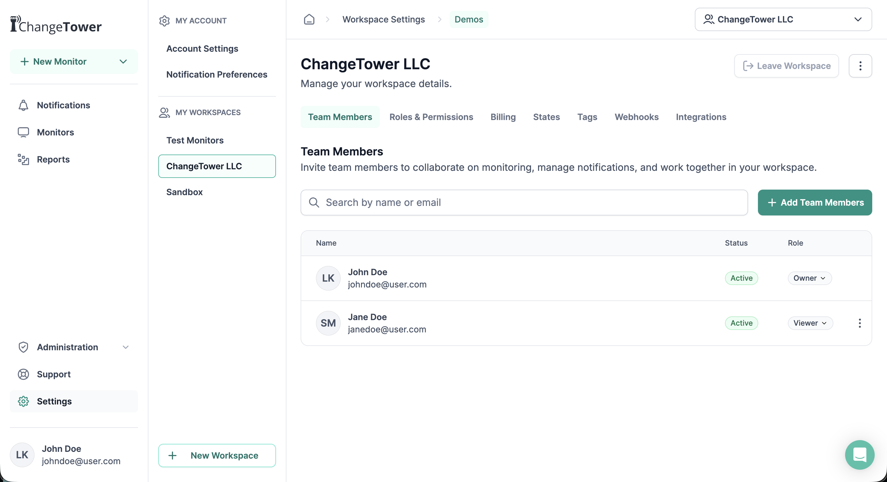 ChangeTower screenshot