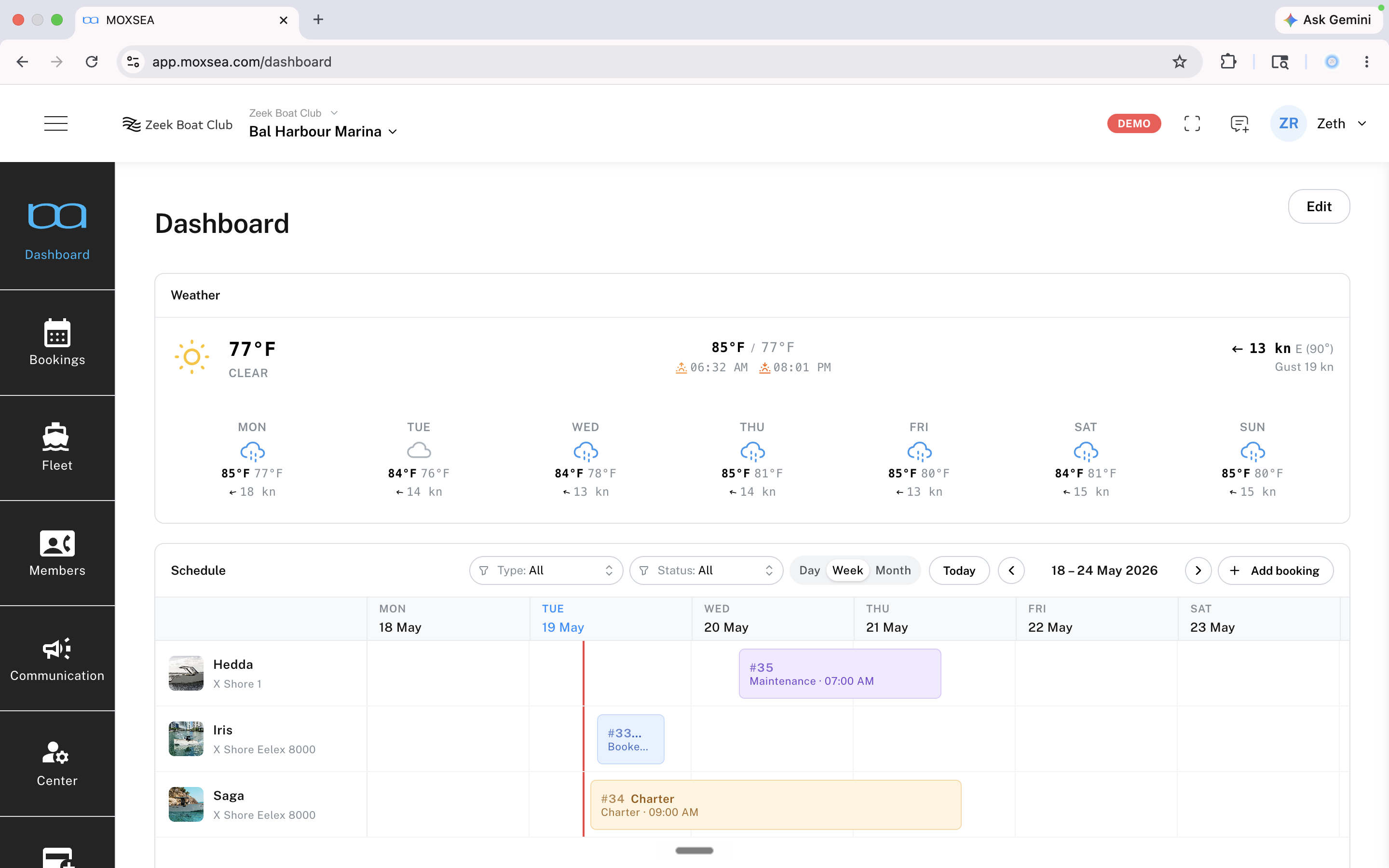 MOXSEA screenshot