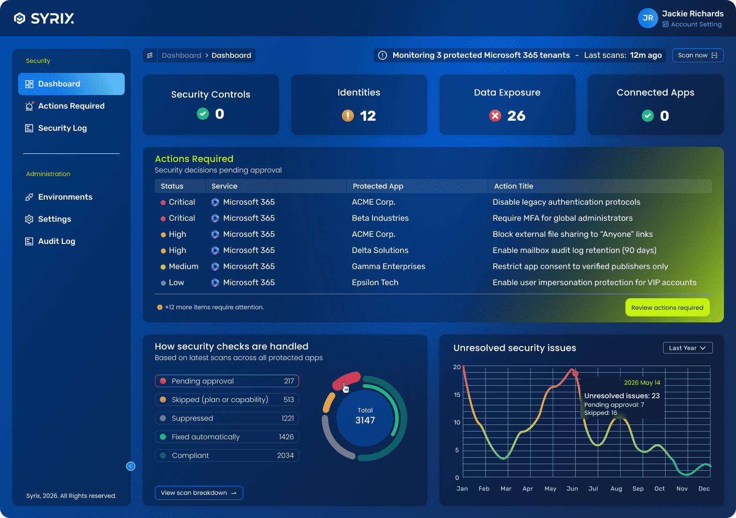 Syrix Security screenshot
