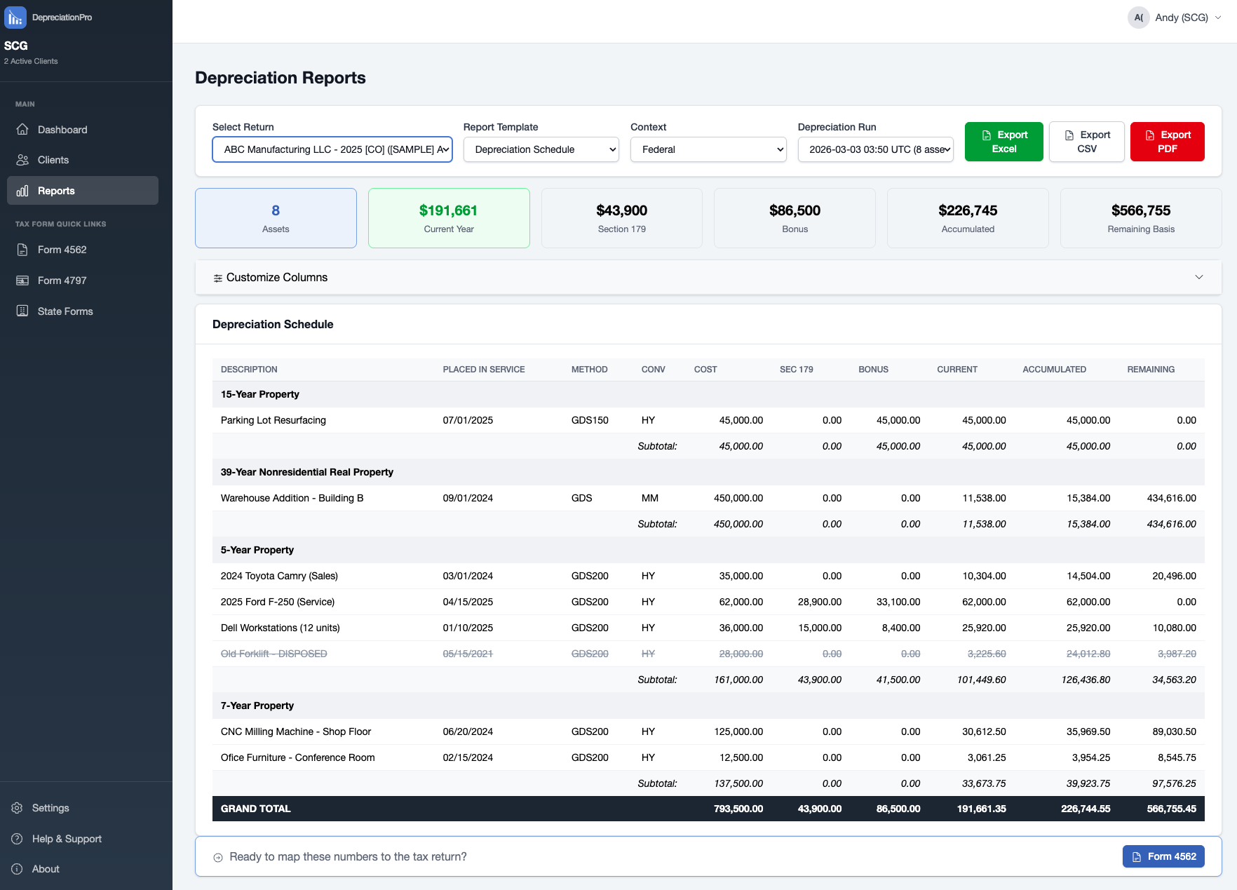 DepreciationPro screenshot