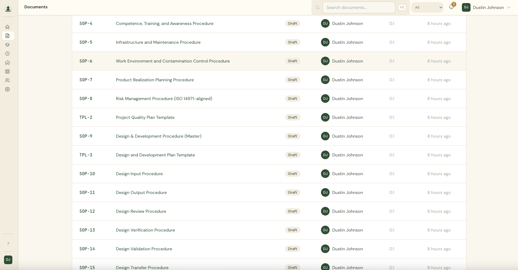 ArvoDocs screenshot
