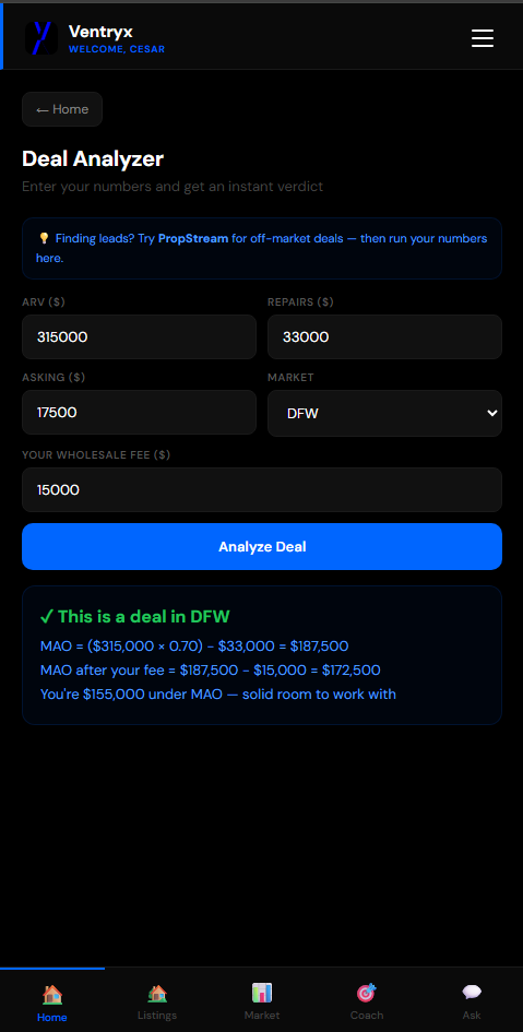 Ventryx screenshot
