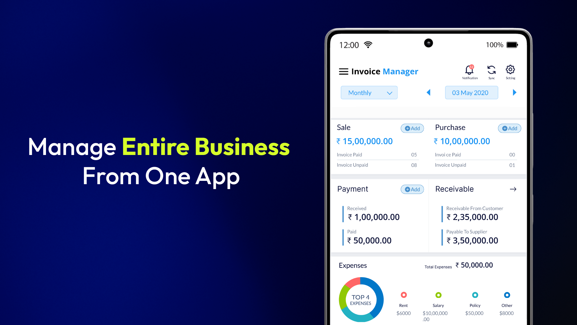 Simple Invoice Manager screenshot