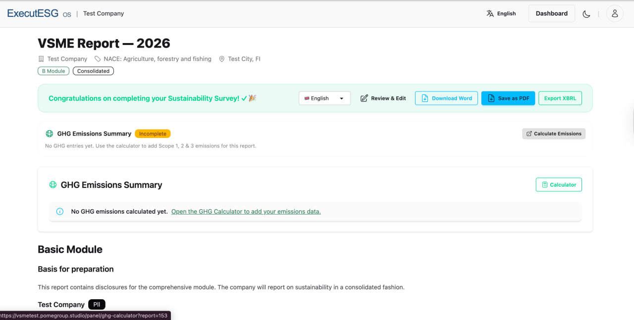 ExecutESG screenshot