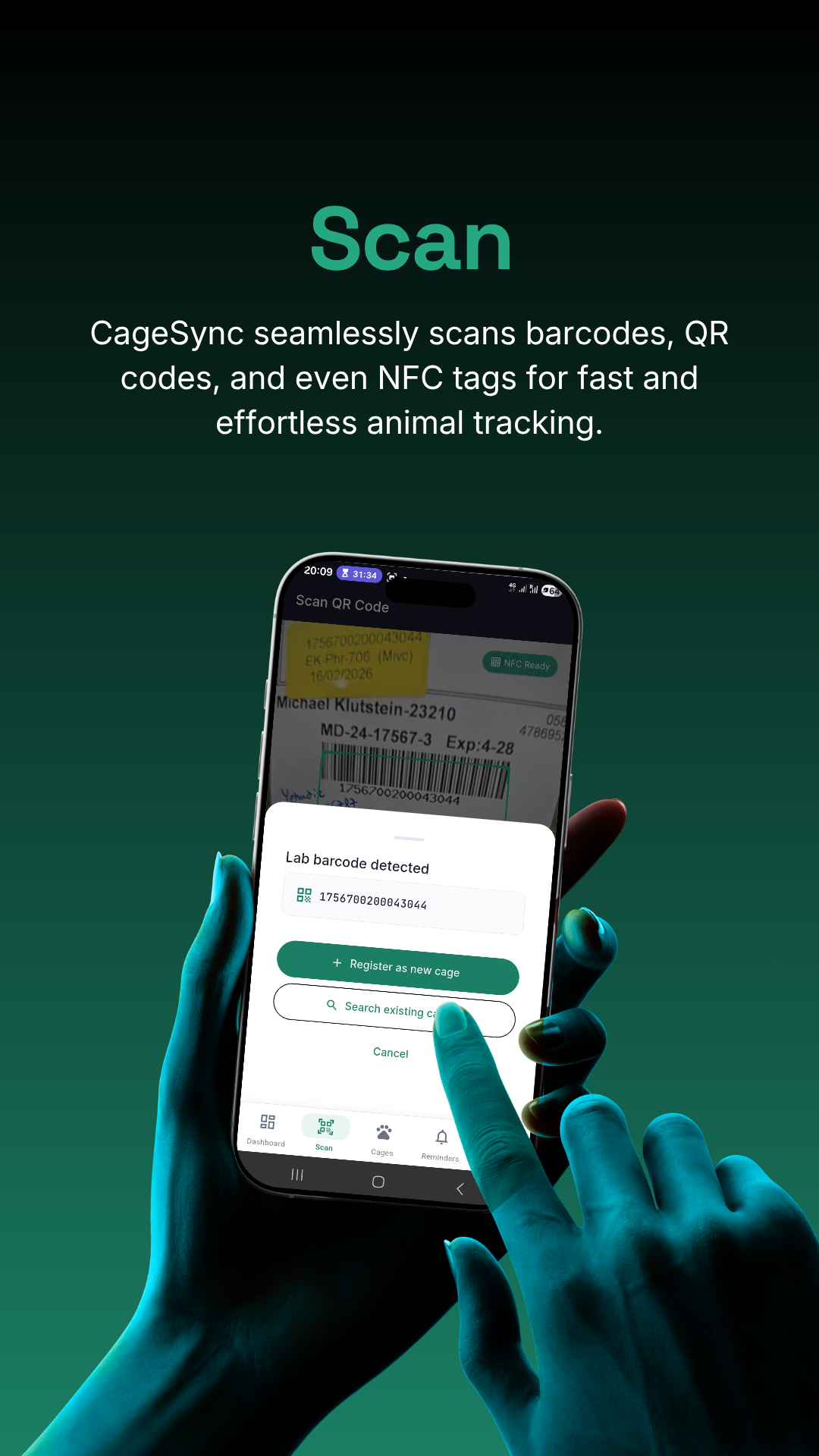 CageSync screenshot