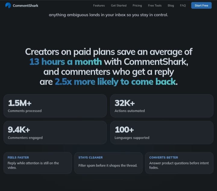 CommentShark screenshot