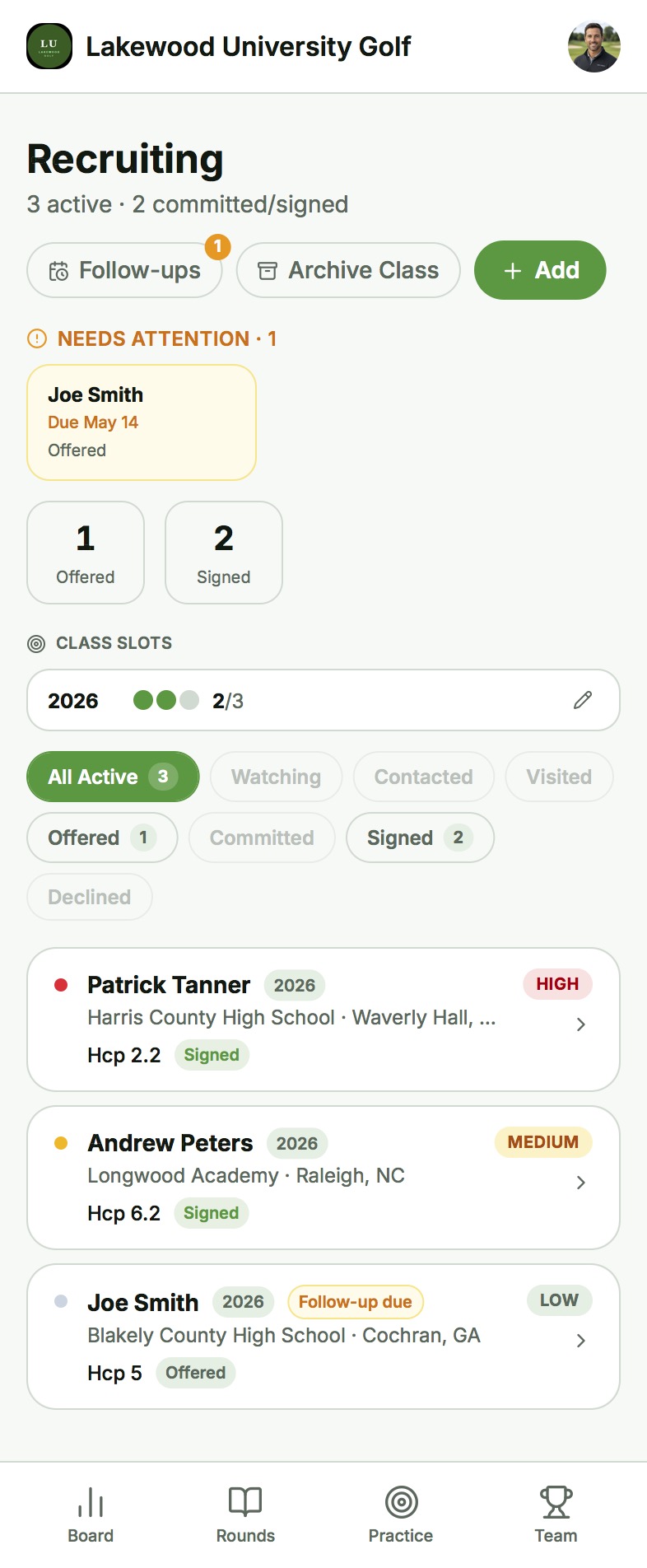 BirdieLab screenshot