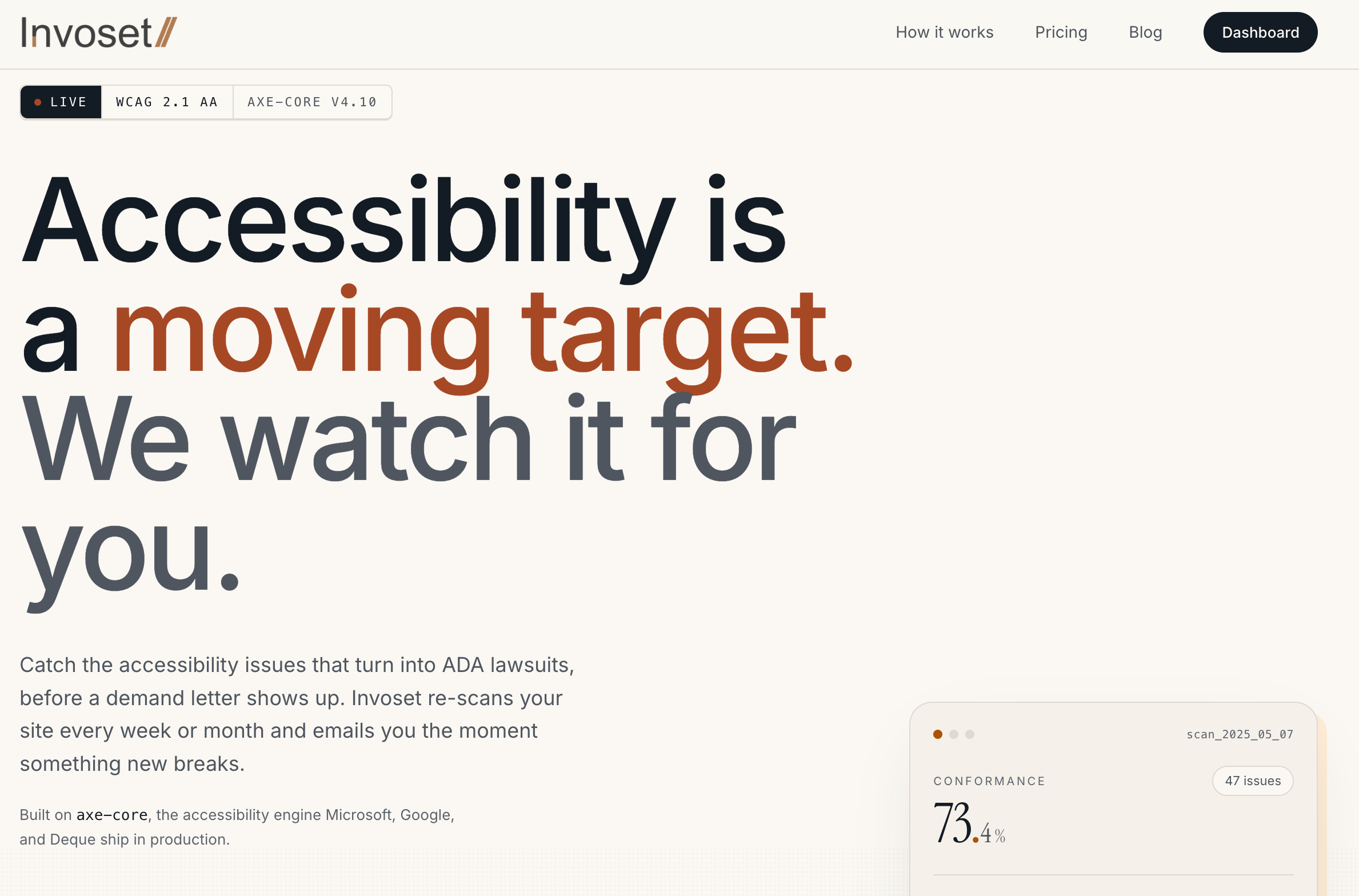 Invoset screenshot