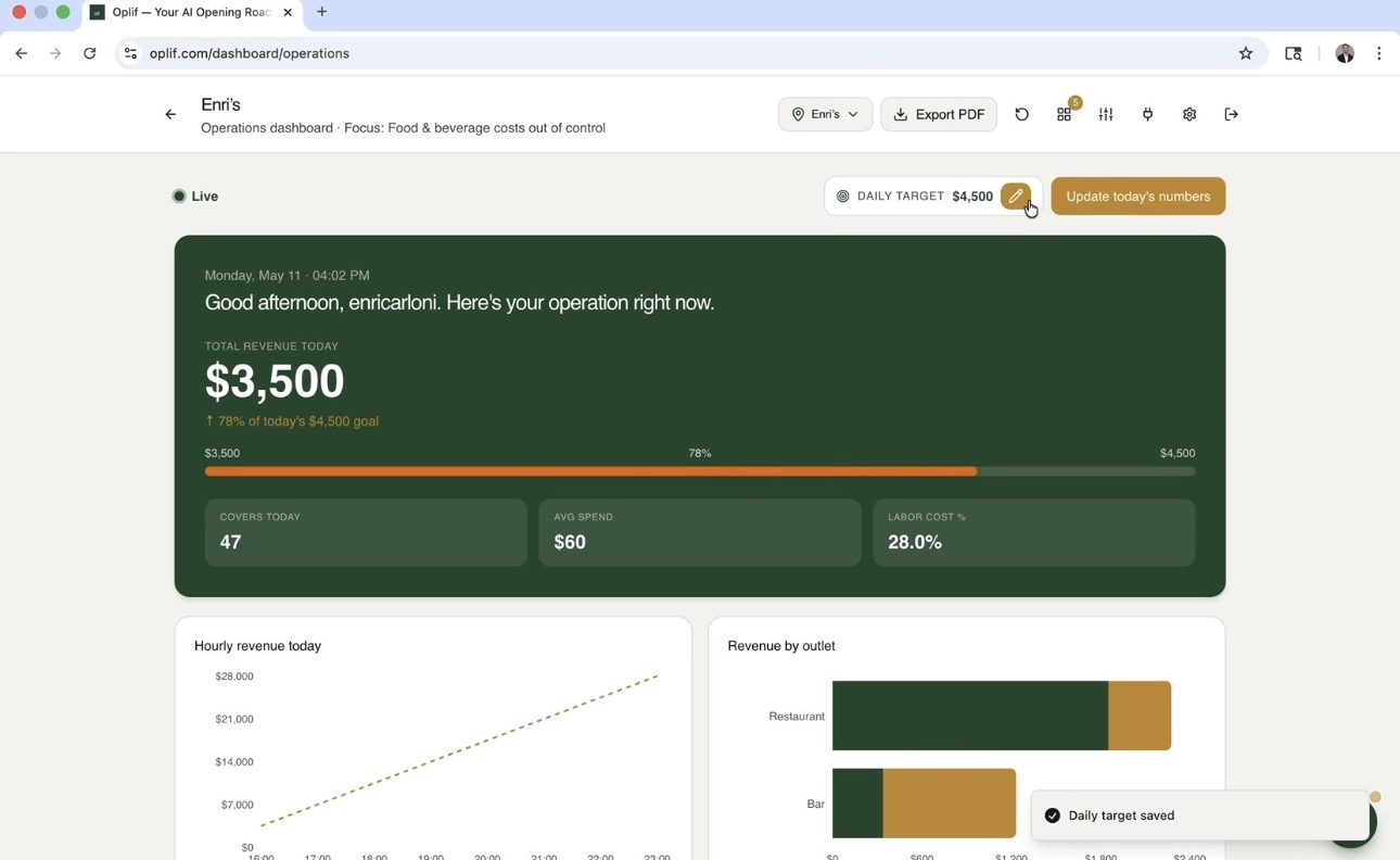 Oplif screenshot