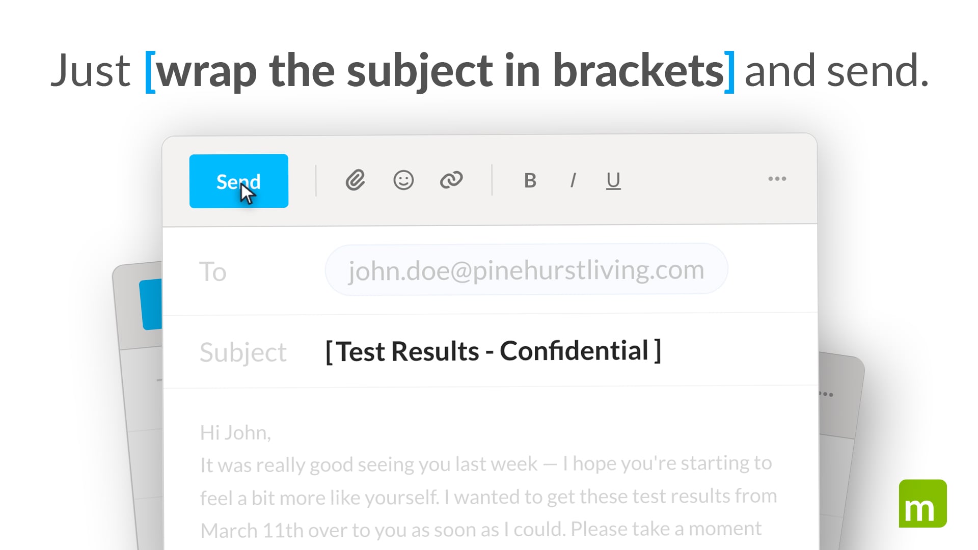 Mailprotector Bracket Email Encryption screenshot