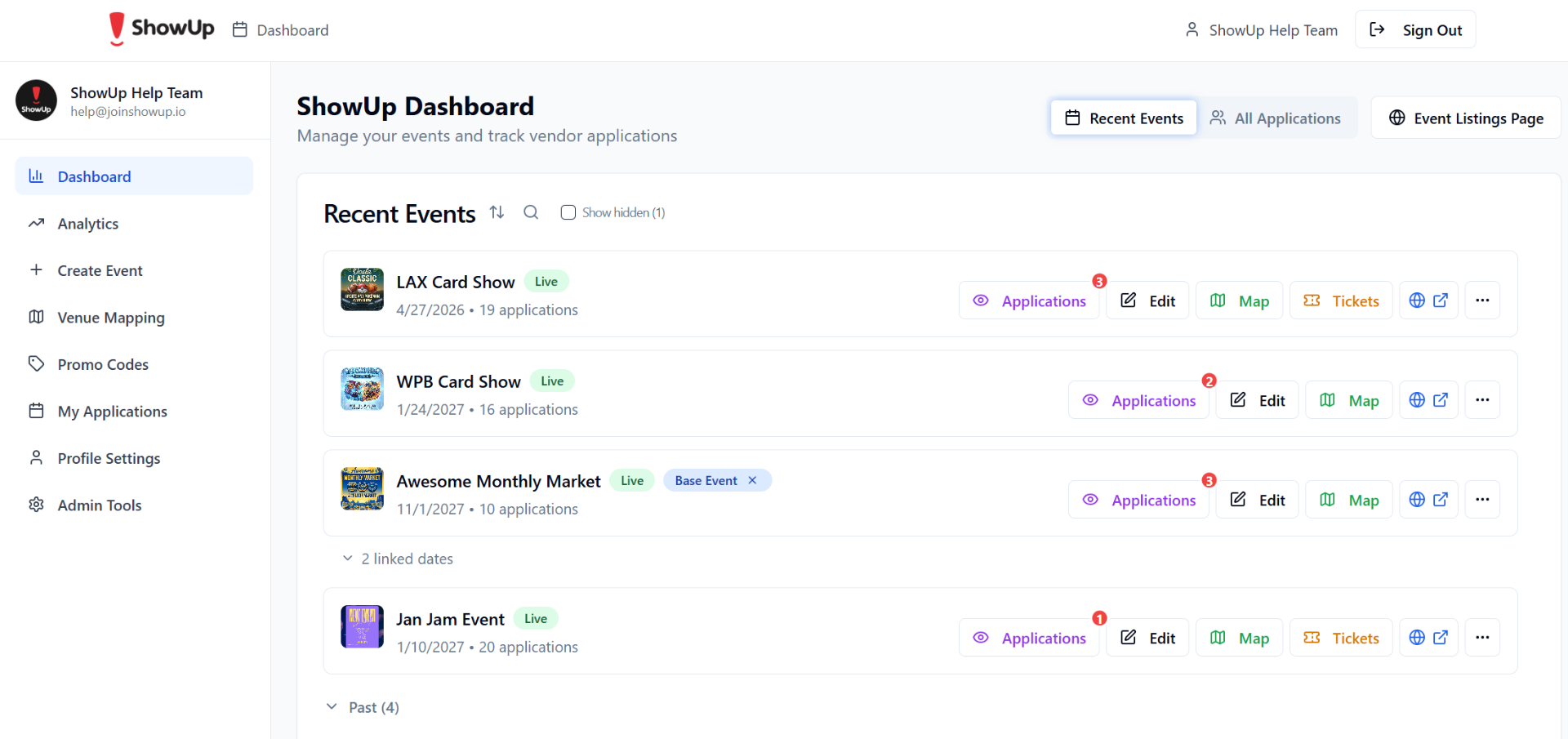 ShowUp screenshot