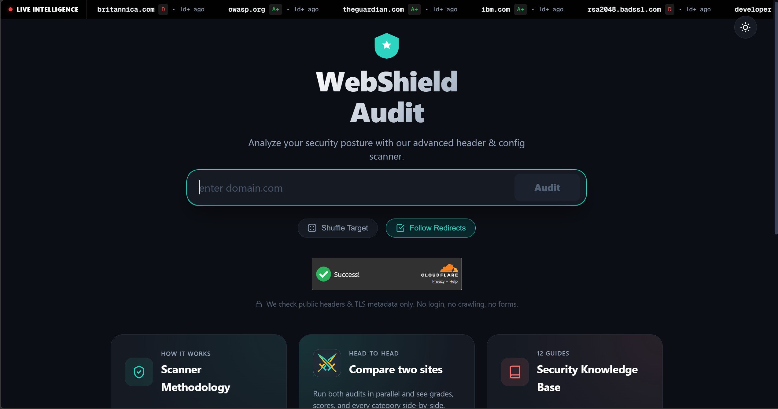 WebShield screenshot