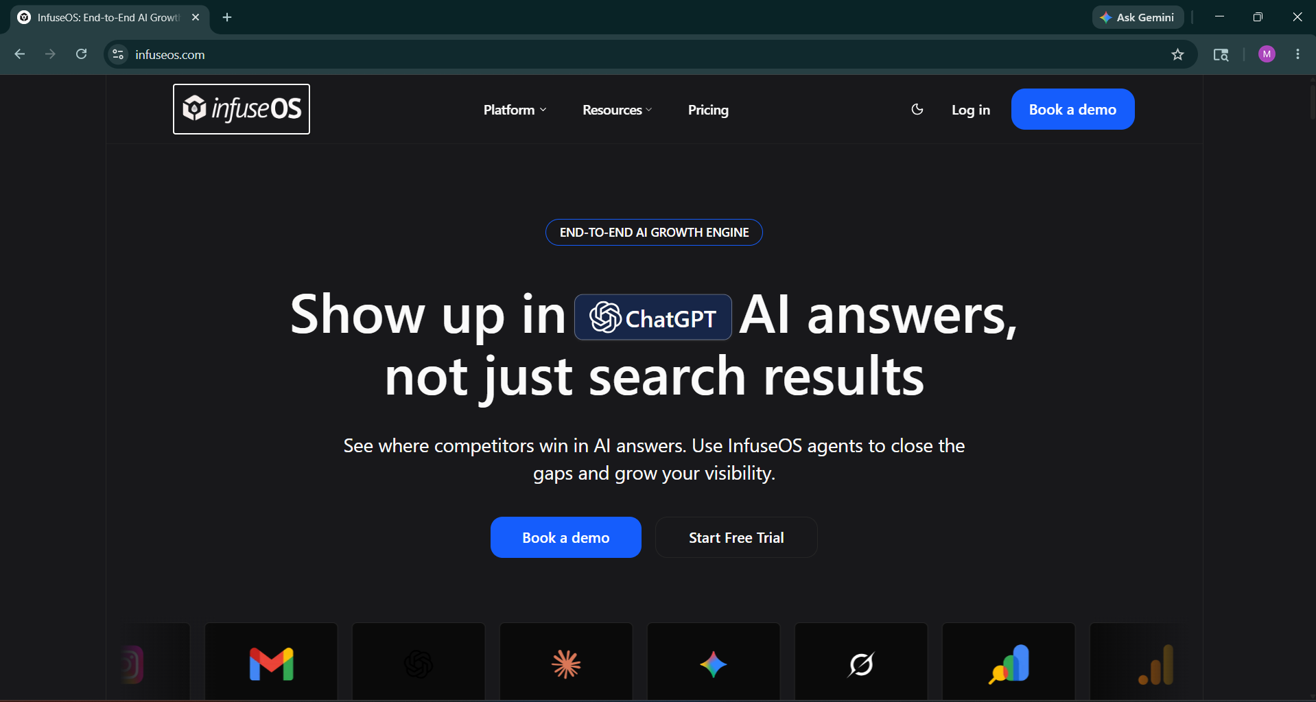 InfuseOS screenshot