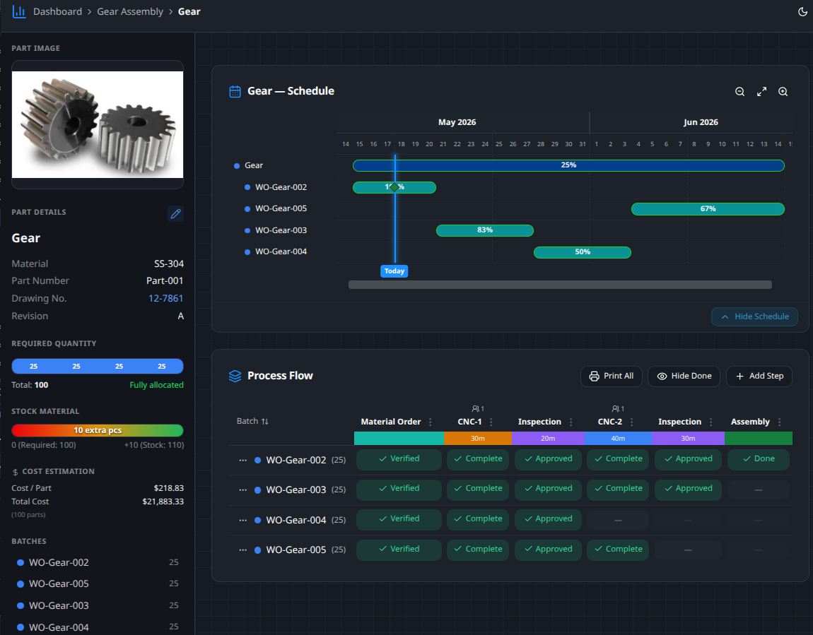 QA Platform screenshot