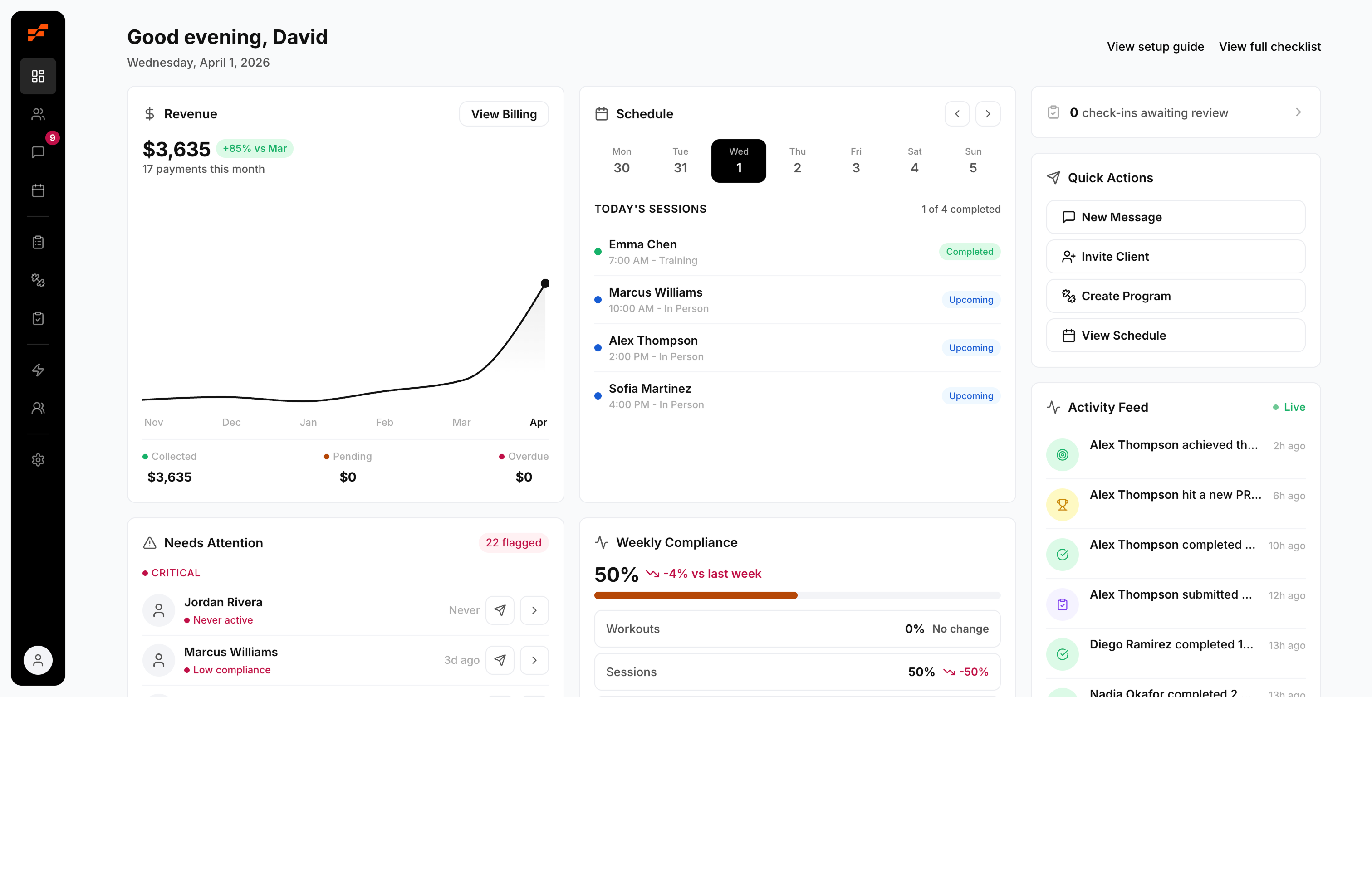 FitCentral screenshot