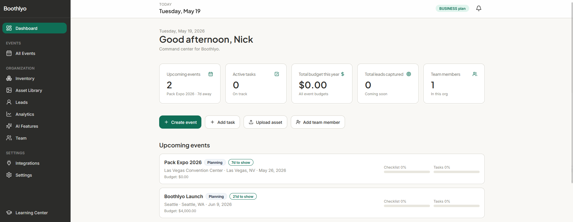 Boothlyo screenshot