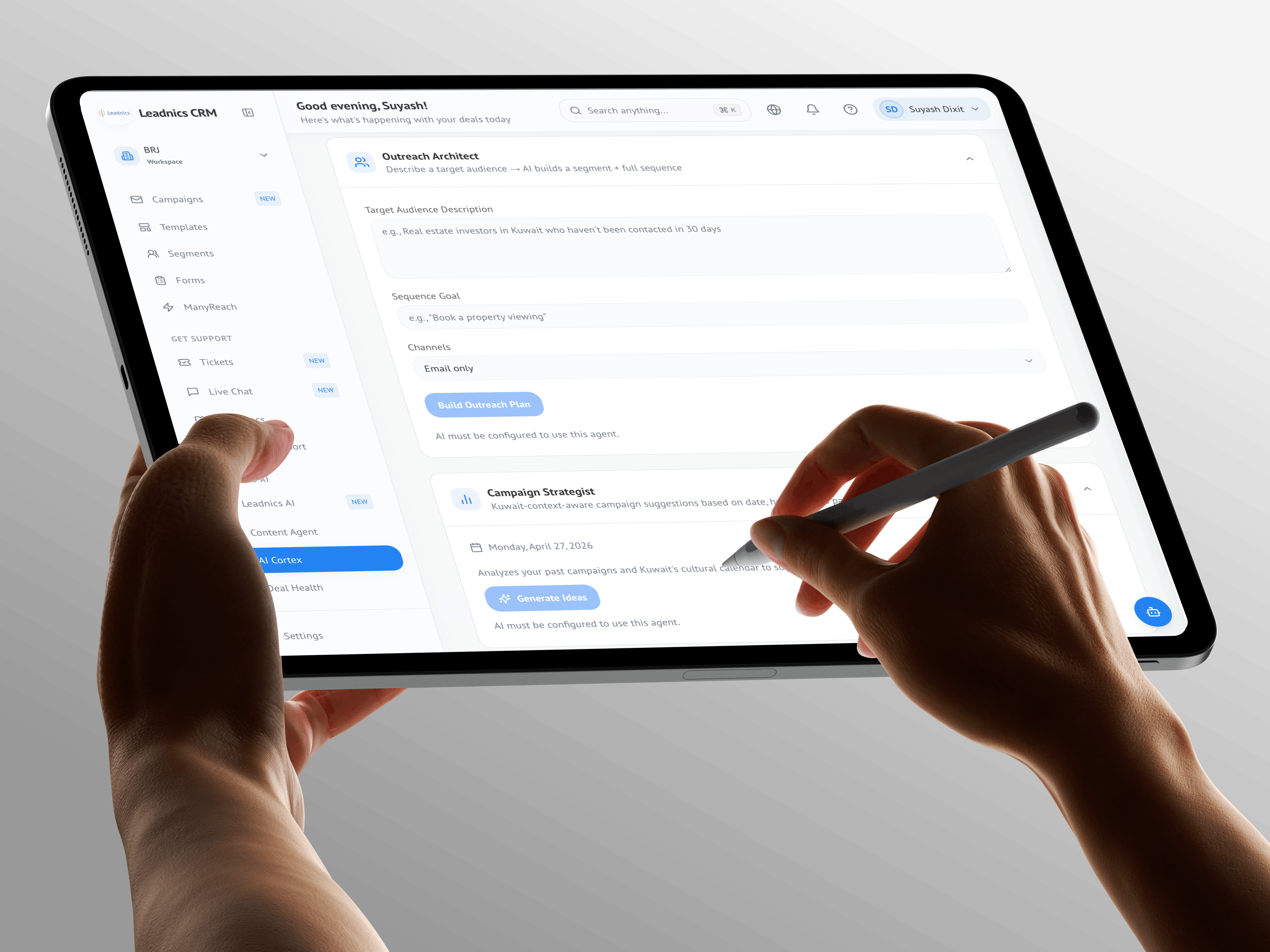 Leadnics CRM screenshot