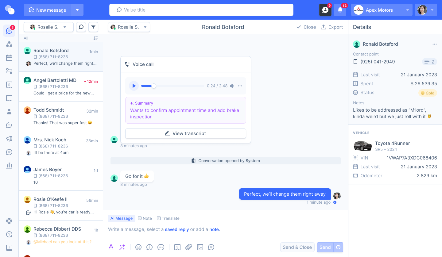 Kimoby screenshot