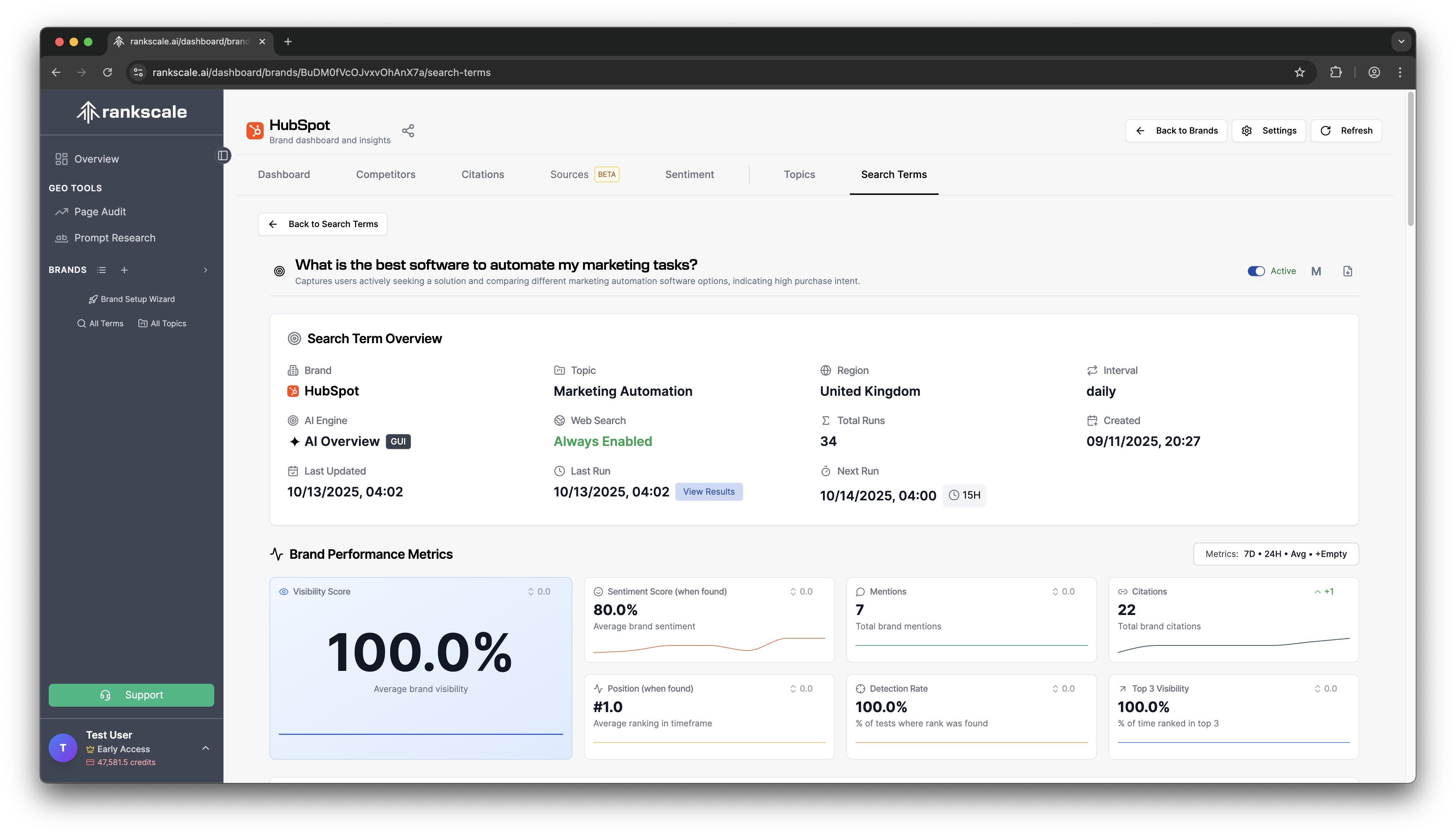 rankscale screenshot