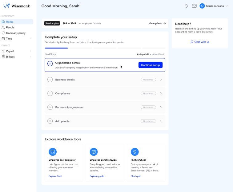 Wisemonk screenshot