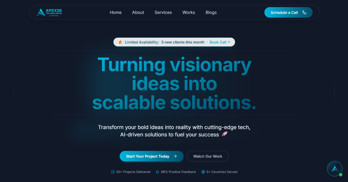 Apex36 Technologies screenshot