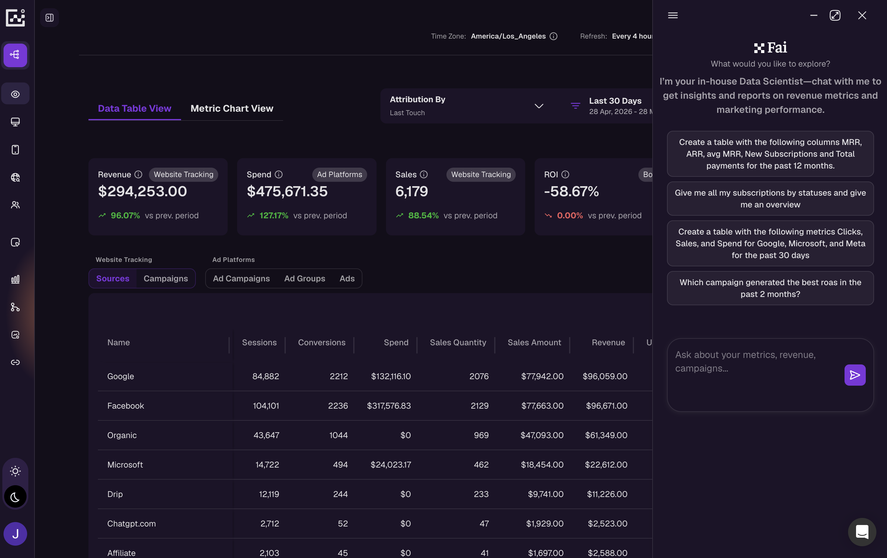 GrowthOptix screenshot