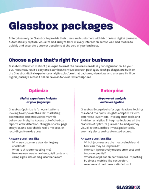 Glassbox Reviews 2023 Details, Pricing, & Features G2