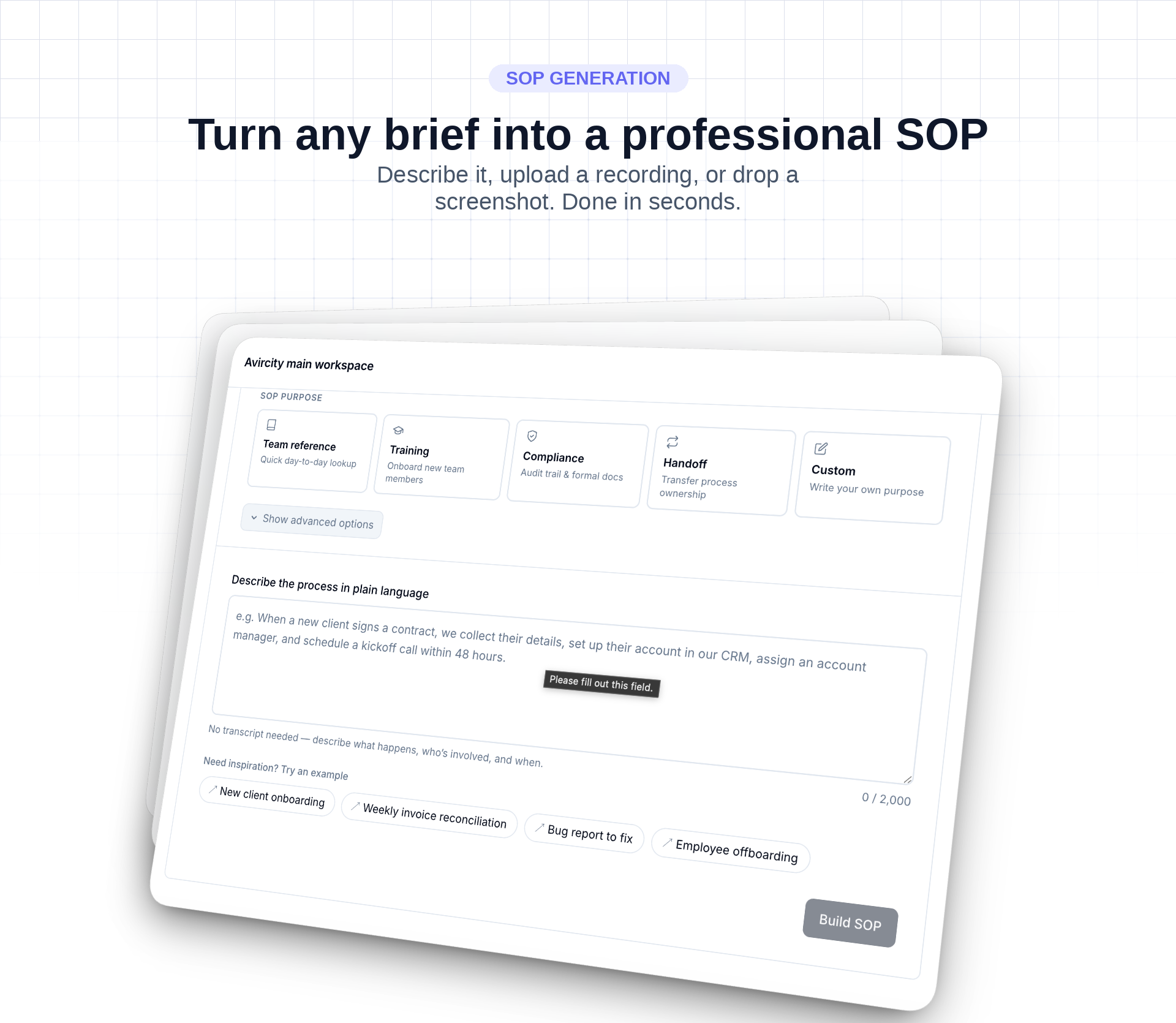 Sendabrief screenshot