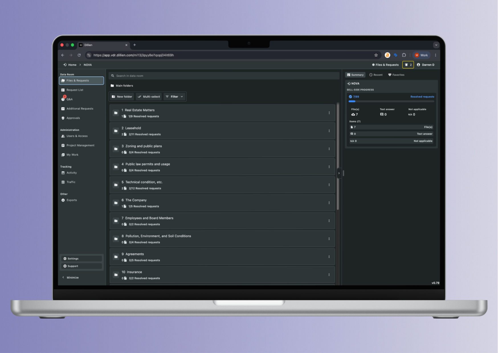 Dillien screenshot