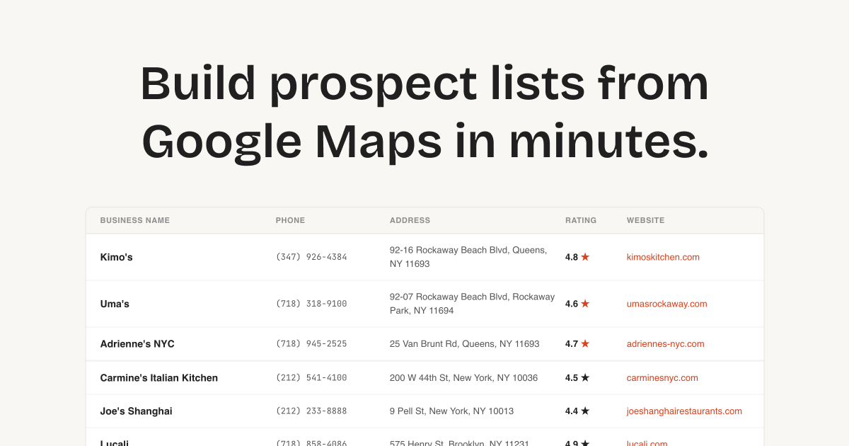 TheMapScraper screenshot