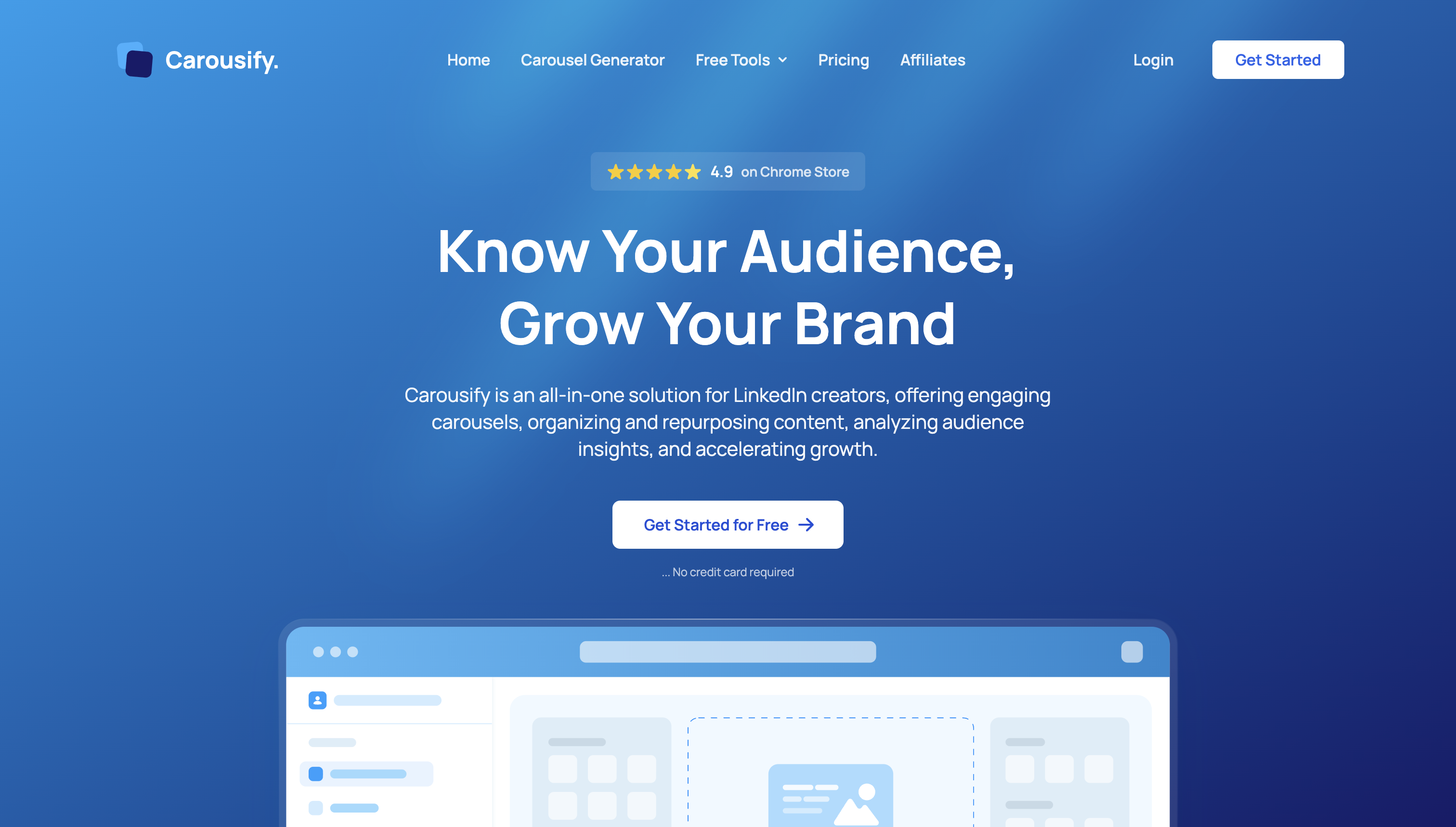 Carousify screenshot
