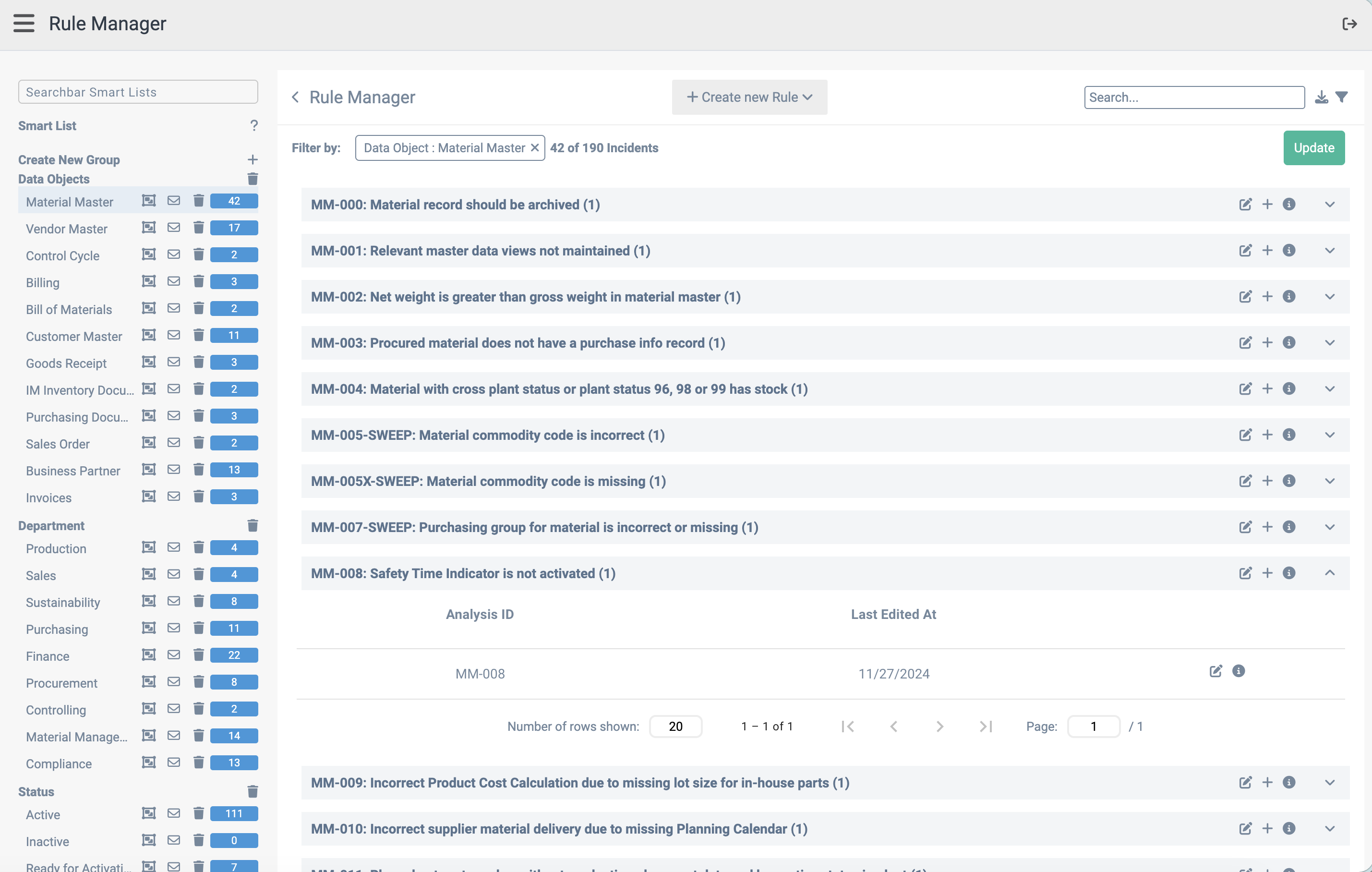 Data Quality Navigator screenshot