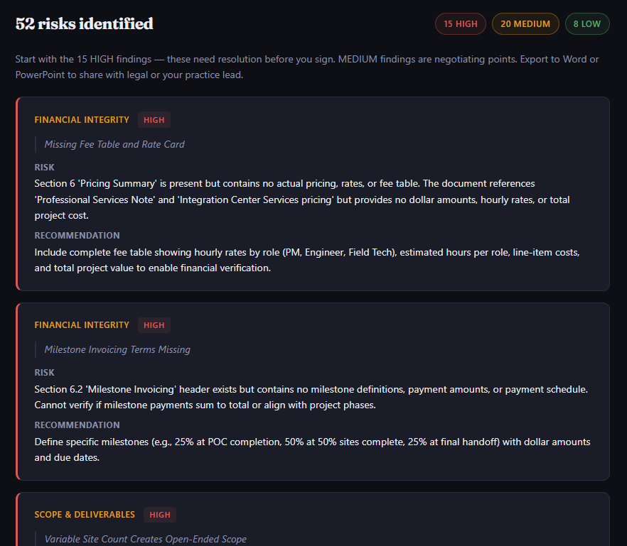 SOWaudit screenshot