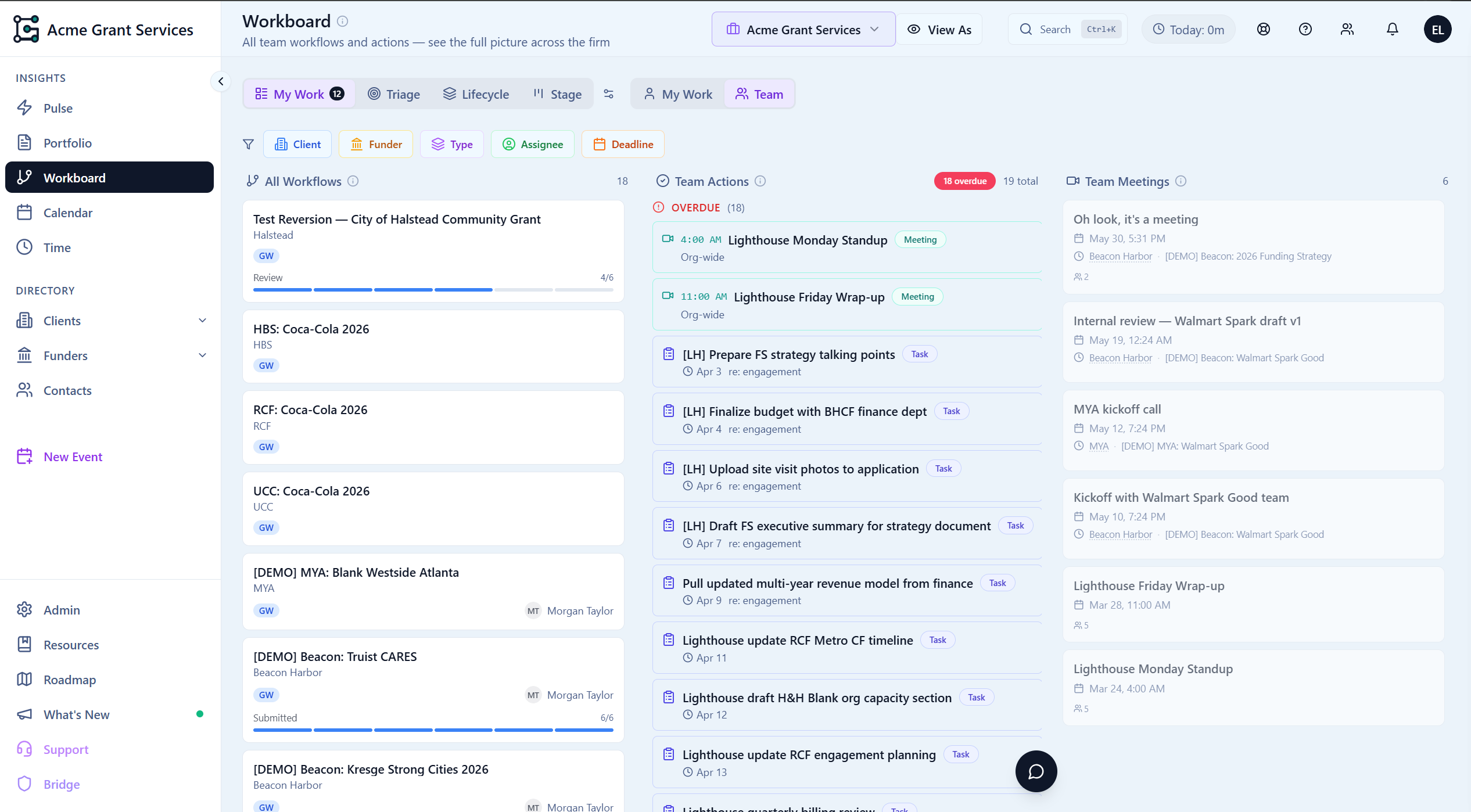 GrantLogix screenshot