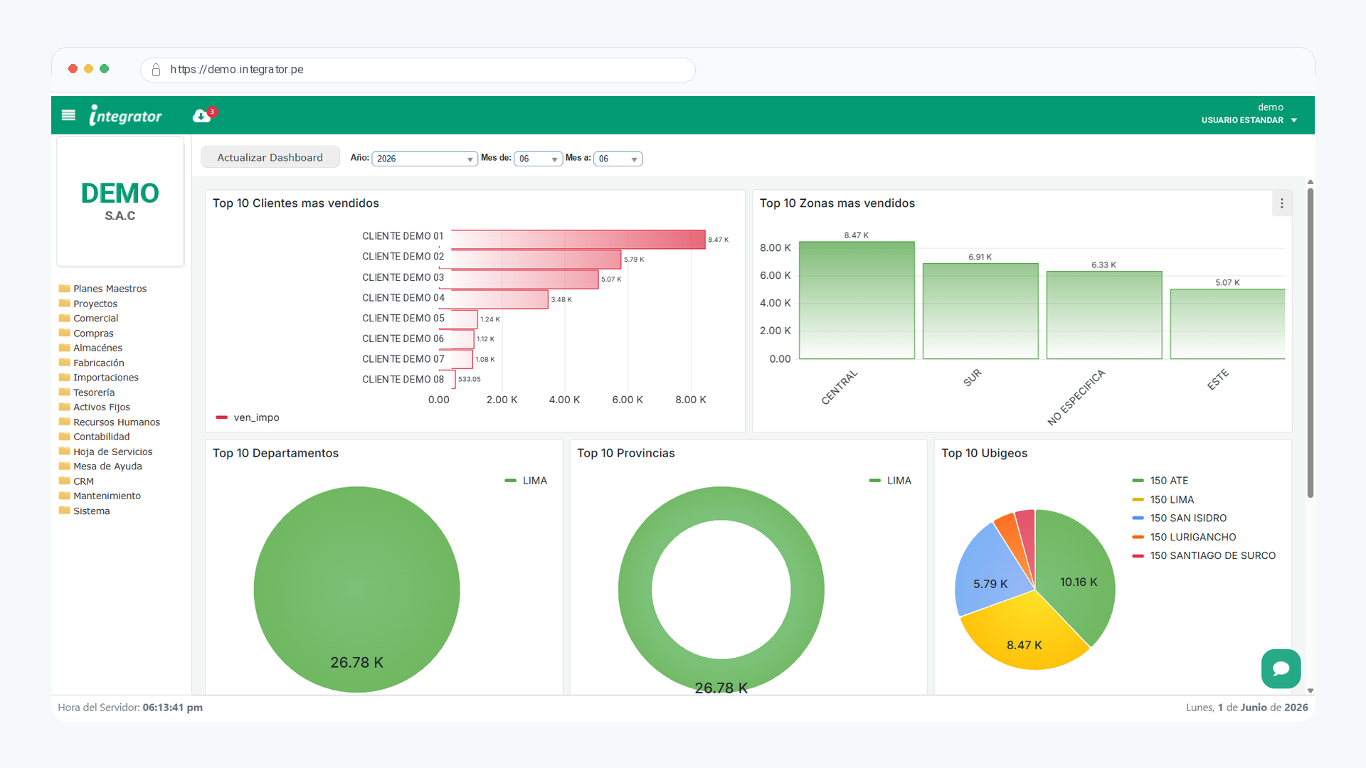 ERP Integrator screenshot