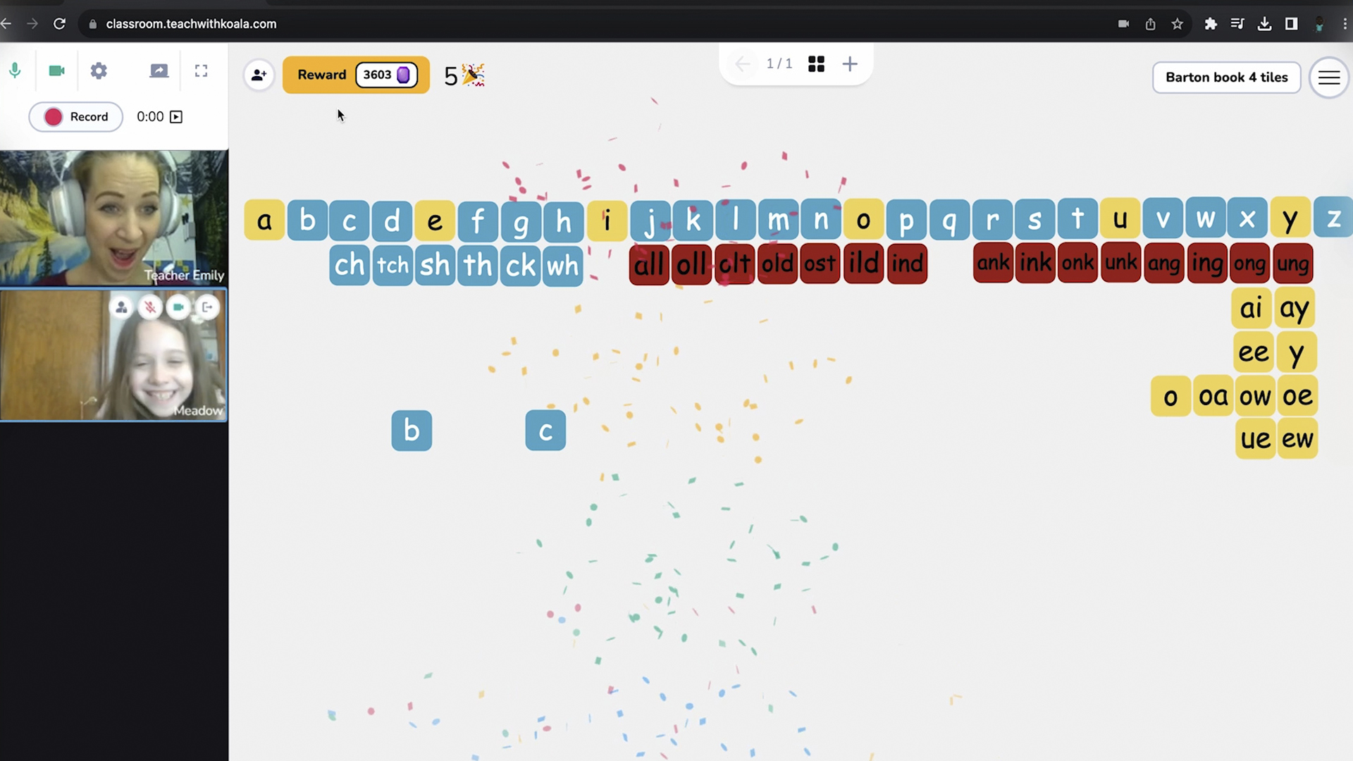 Koala Online Classroom screenshot