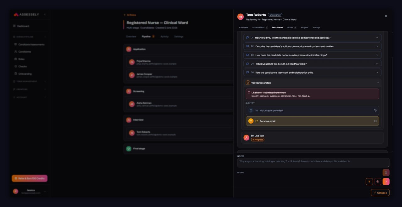 Assessely screenshot