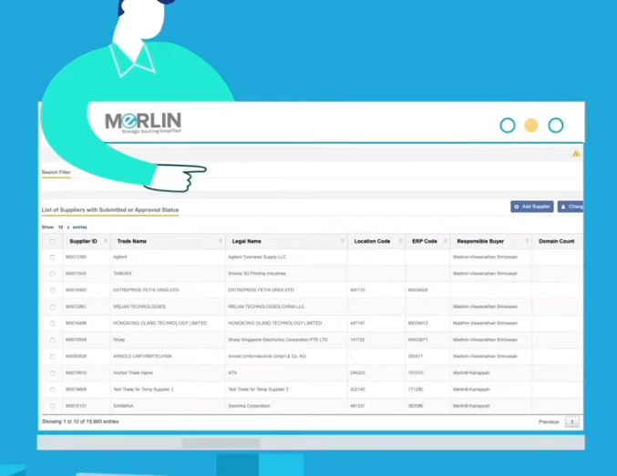 MeRLIN Sourcing screenshot