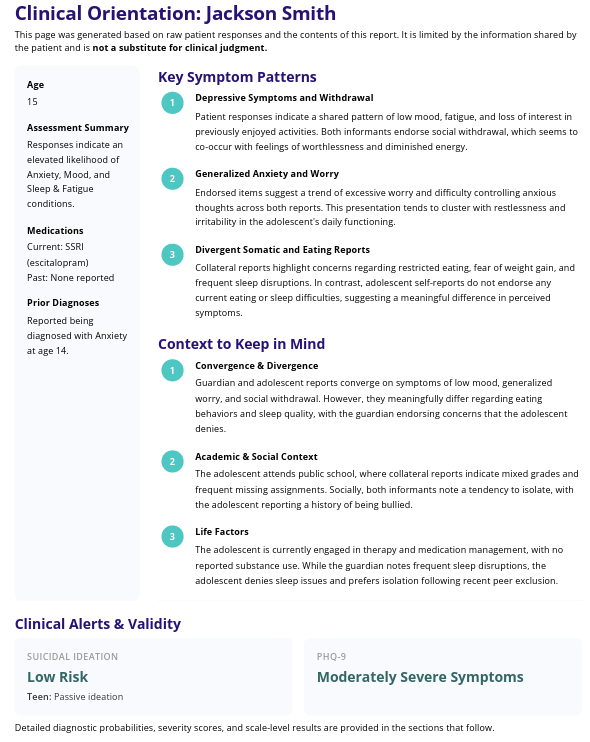 MindMetrix screenshot