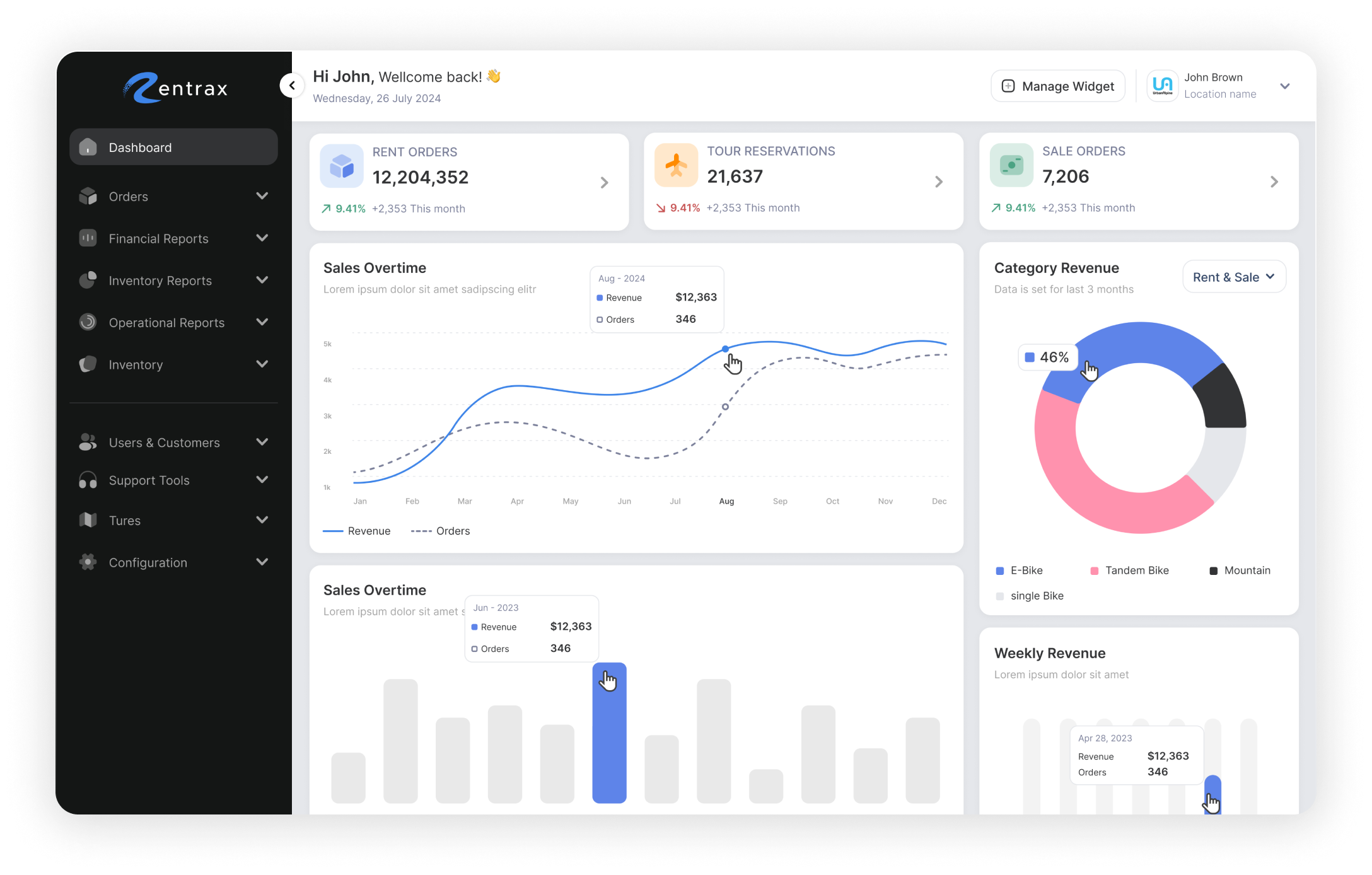 Rentrax screenshot