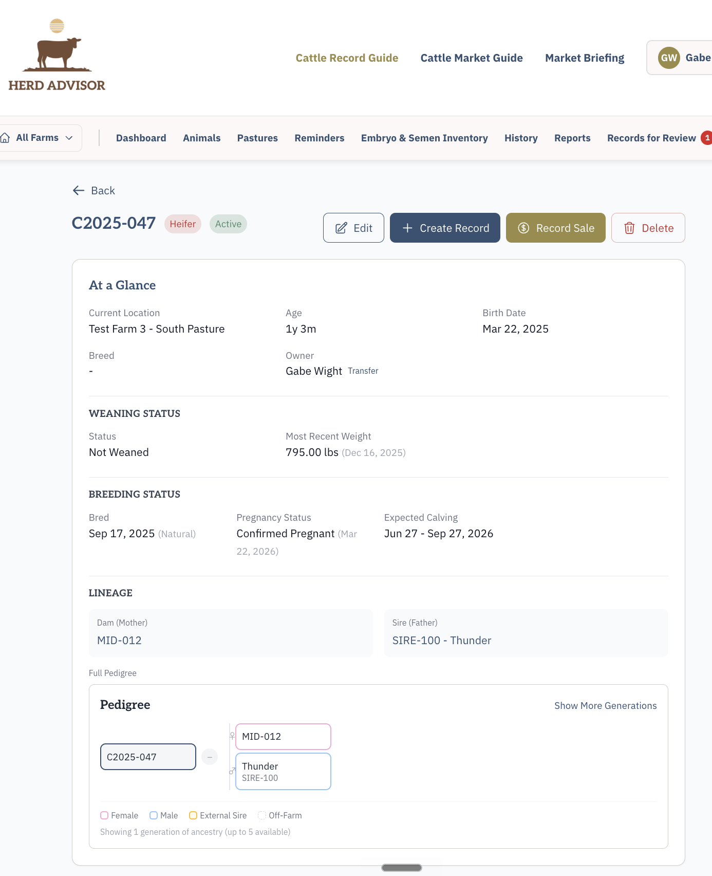 Herd Advisor screenshot