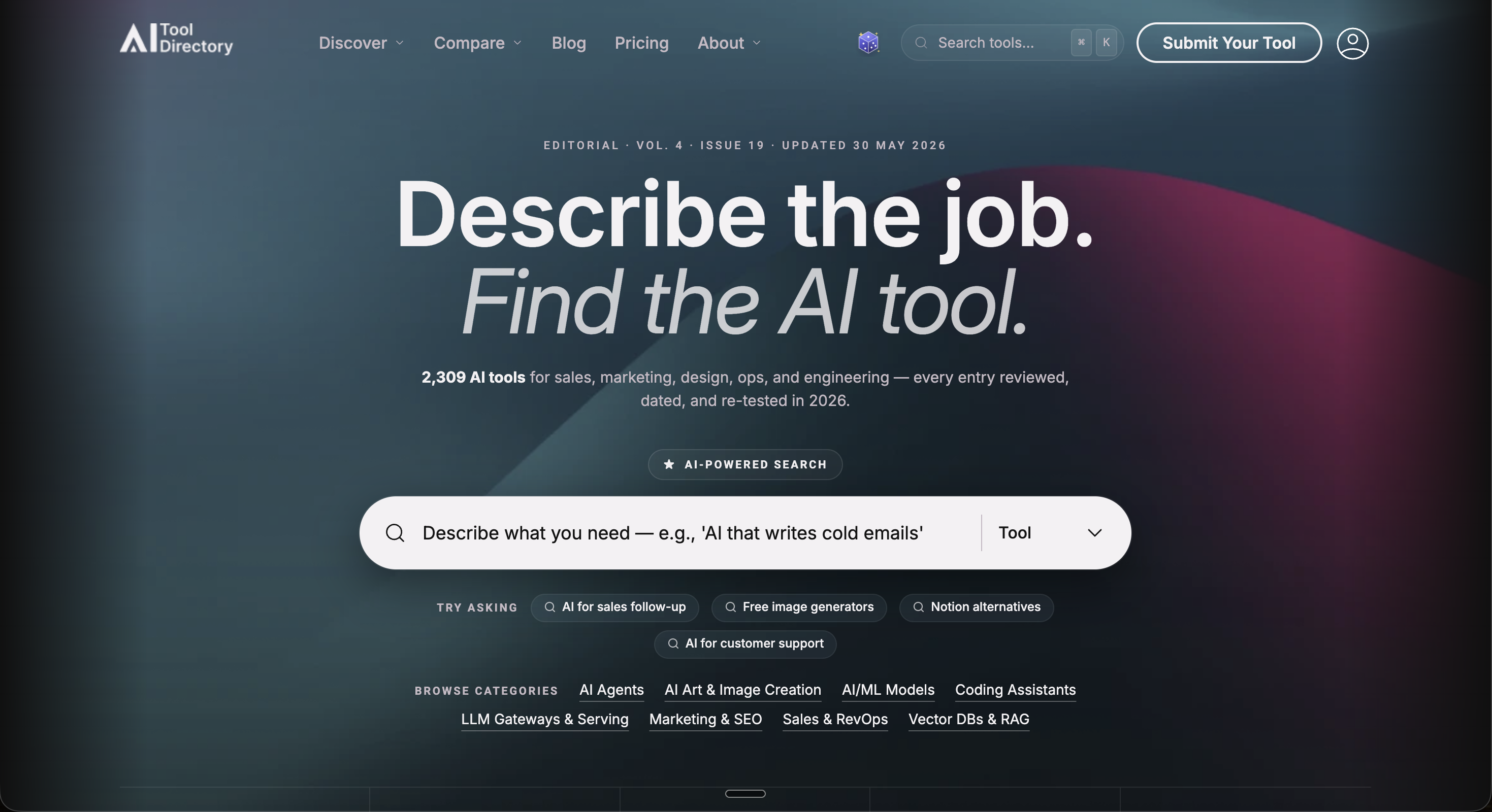 AI Tool Directory screenshot