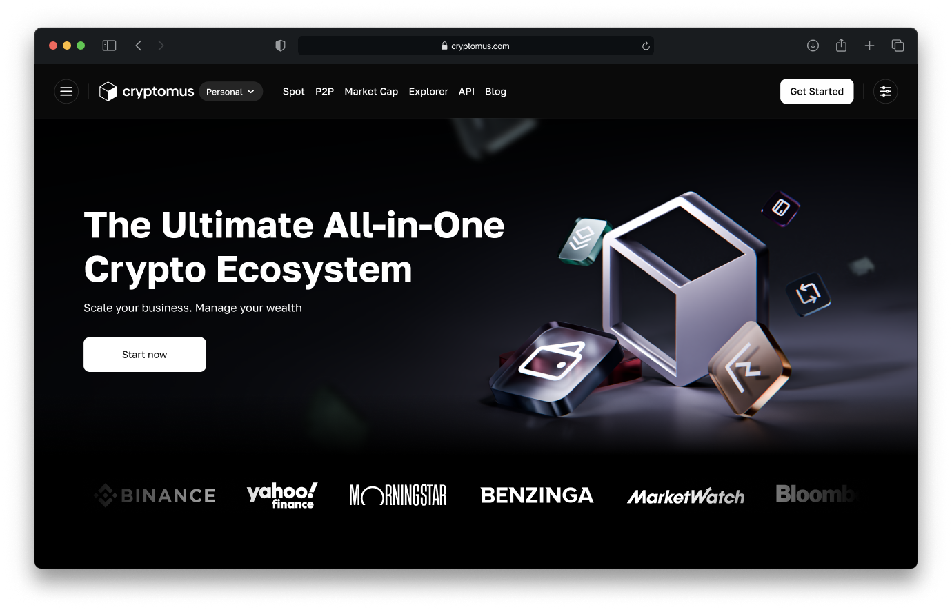 Cryptomus screenshot
