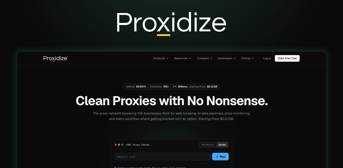 Proxidize screenshot