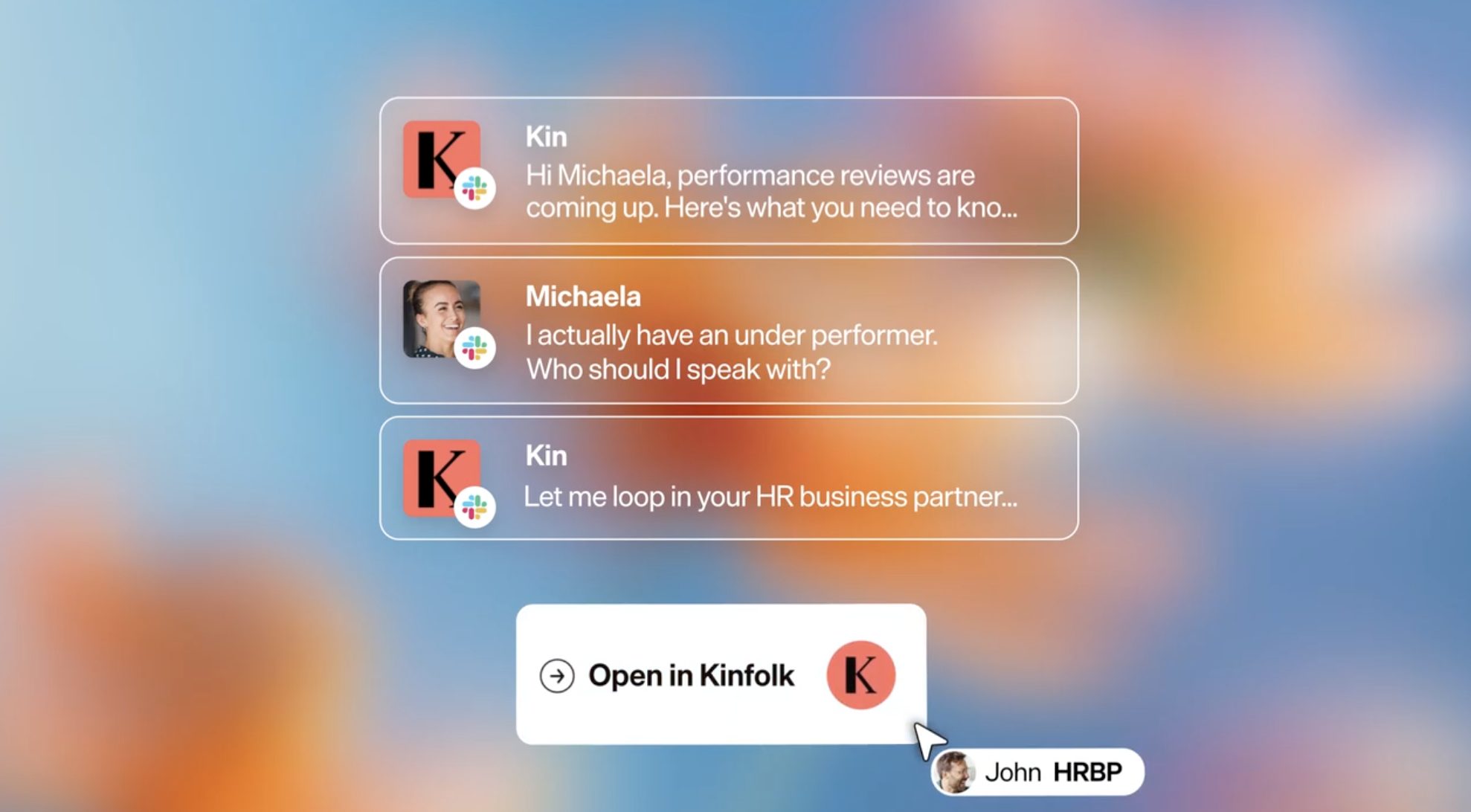 Kinfolk platform screenshot