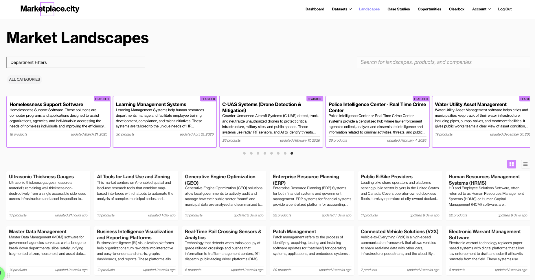 Clearbox Platform screenshot