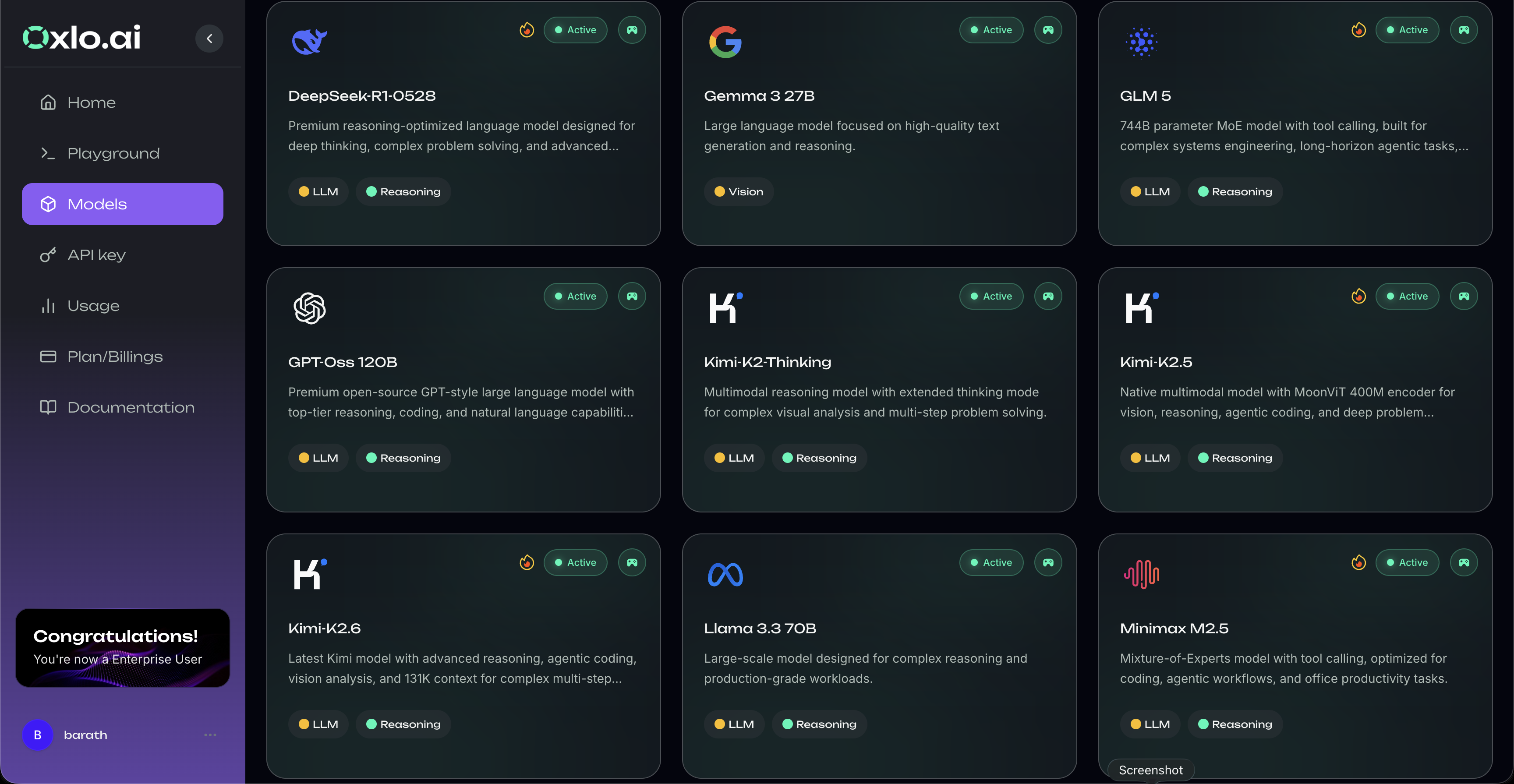 Oxlo.ai screenshot