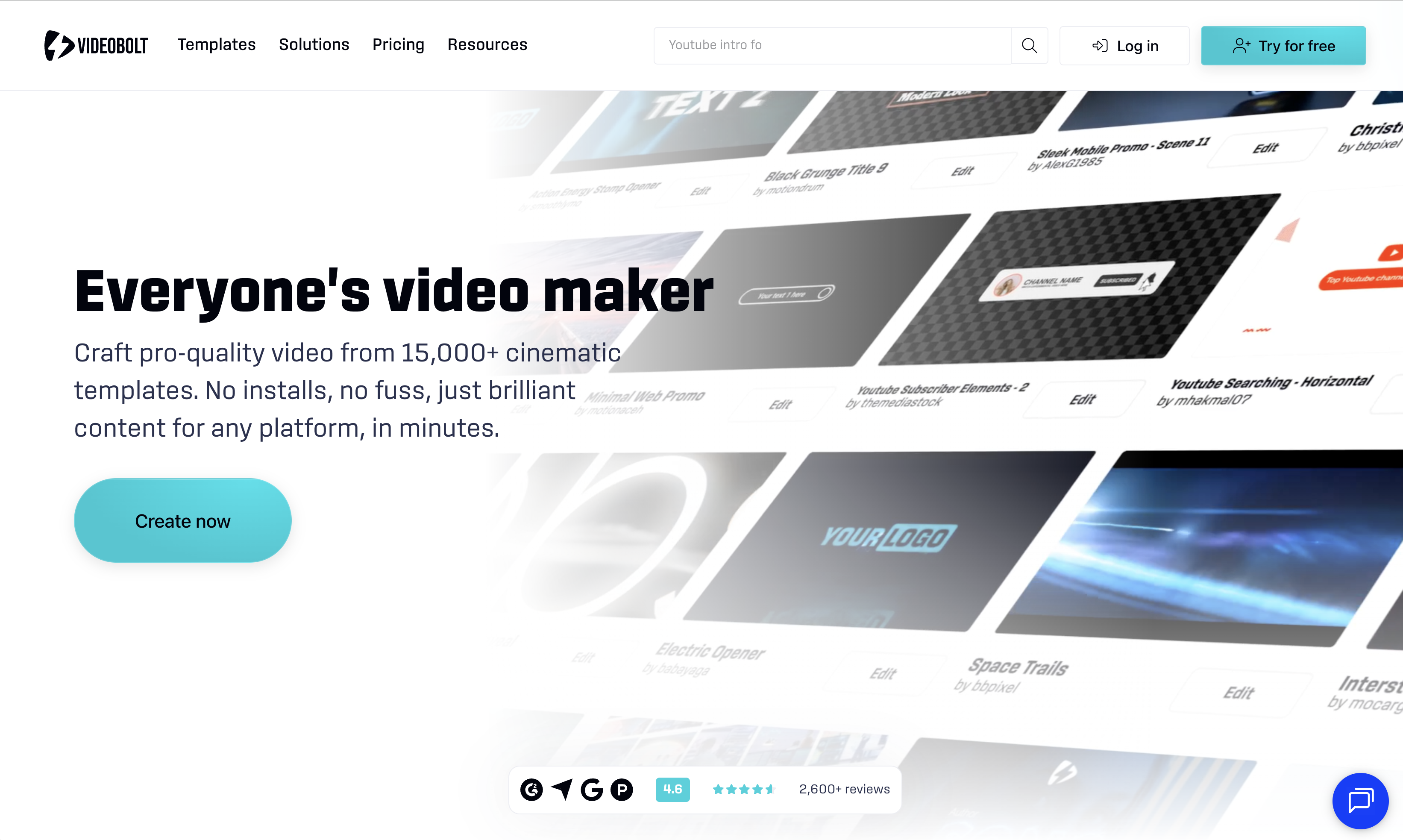 Videobolt screenshot