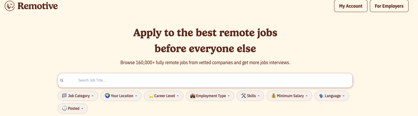 Remotive screenshot