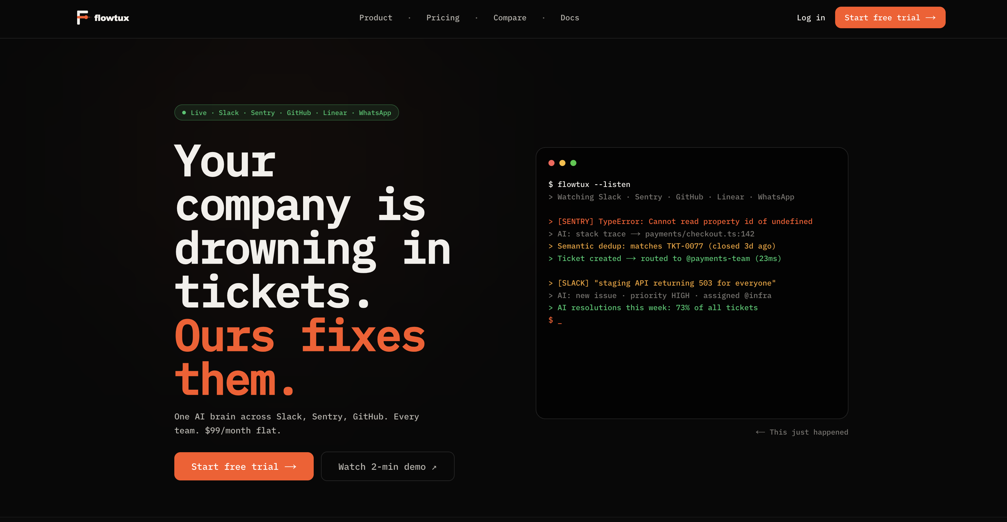 FlowTux screenshot